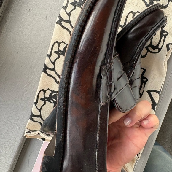 Freda Salvador Elba Loafer Size 36 Espresso - Picture 3 of 5